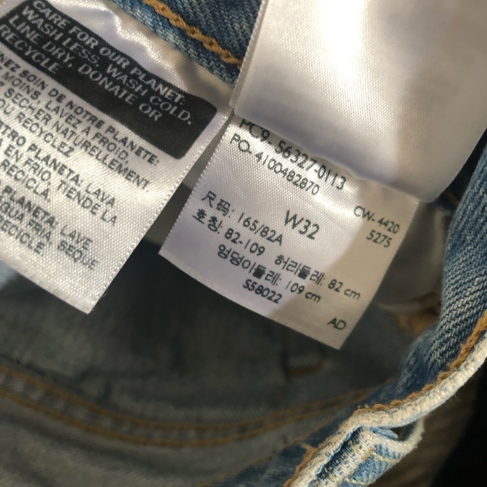 Levi’s 501 Denim Shorts Size 32W - Picture 5 of 5